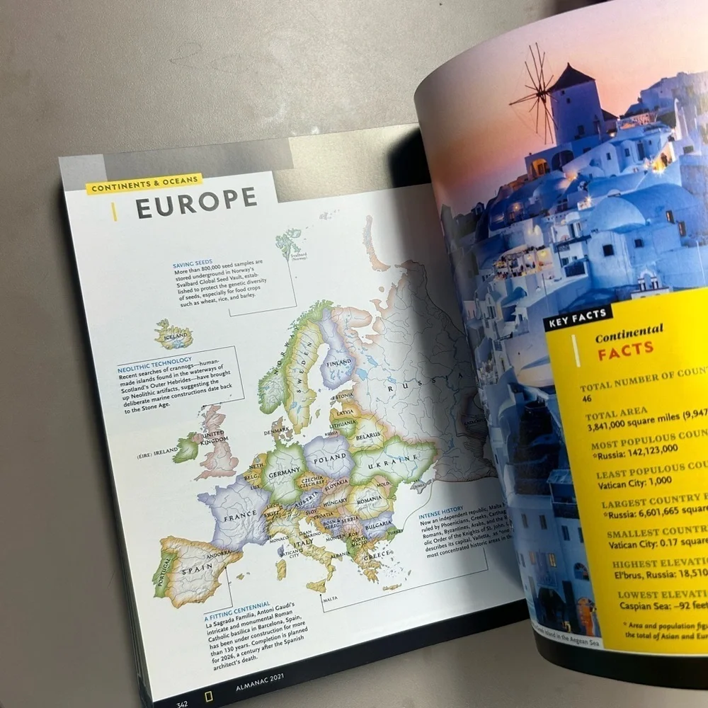 National Geographic Almanac 2021 book - Picture 2 of 5